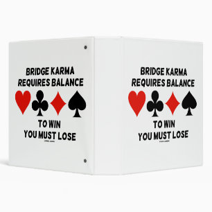 Classeur Bridge Karma A Besoin D'Équilibre Pour Gagner Vous