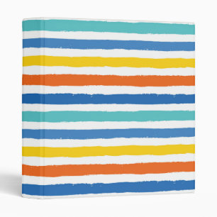 Classeur Bright Beach Striped Motif