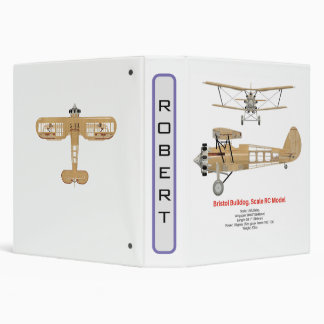 Classeur Bristol Bulldog RC Avion,