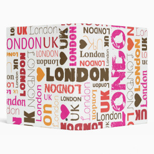 Classeur BRITANNIQUE d'album photos de typographie