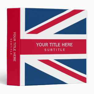 Classeur BRITANNIQUE d'Union Jack de drapeau