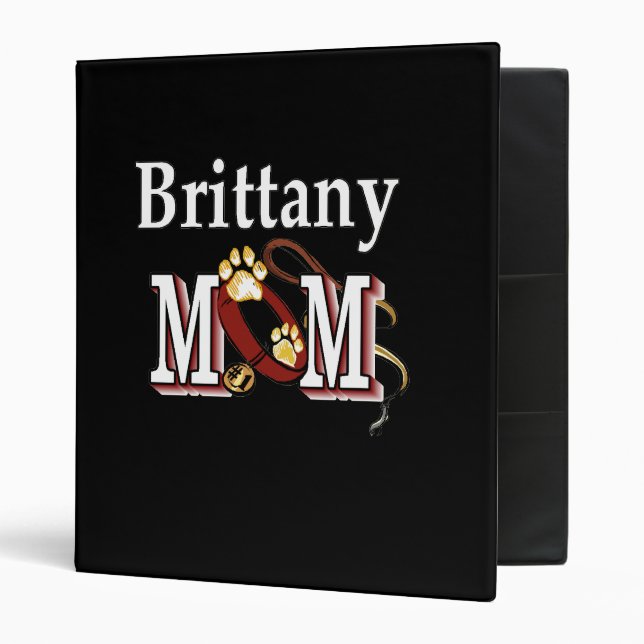 Classeur Brittany Dog MOM (Devant/intérieur)