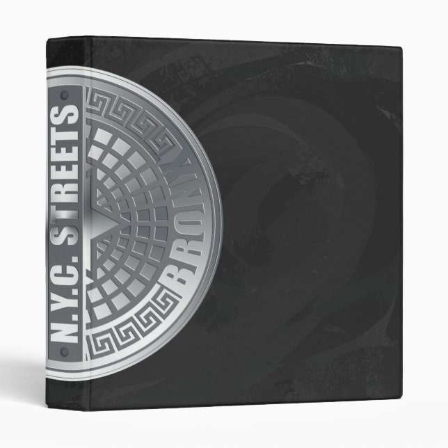 Classeur Bronx de couverture de trou (Devant/Côté)