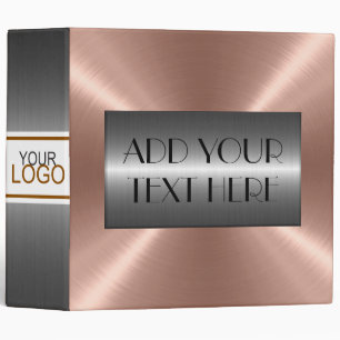 Classeur Bronze et acier inoxydable métal #13
