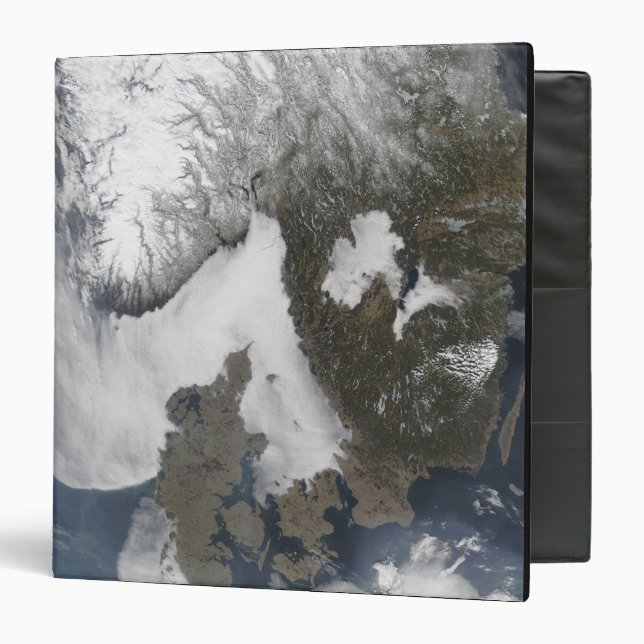 Classeur Brouillard marin en Scandinavie (Devant/Intérieur)