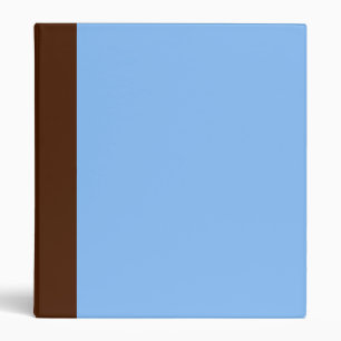 Classeur Brown à deux tons et bleu bébé