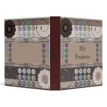 Classeur Brown de couture d'Avery d'enthousiaste