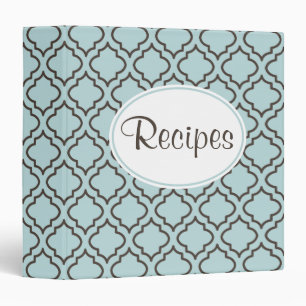 Classeur Brown de recette d'Aqua