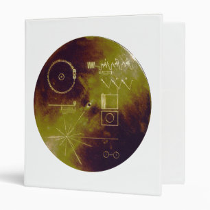 Classeur Bruits de disque d'or de Voyager 1 et 2 de la