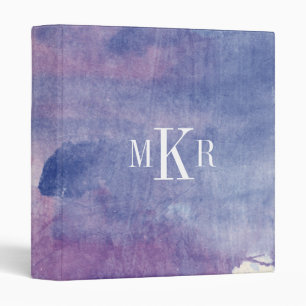 Classeur Brume pourpre II du monogramme