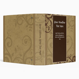 Classeur brun chocolat unique de remous