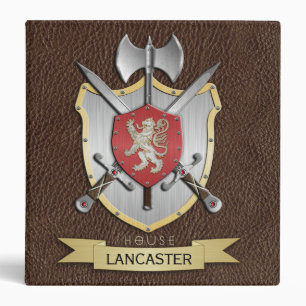 Classeur Brun de crête de bataille de Sigil de lion