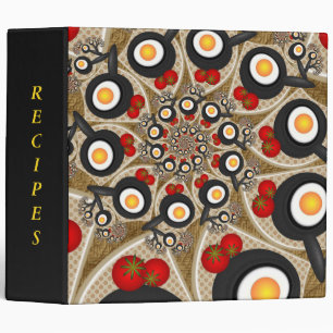 Classeur Brunch Fractal Funny Food Art Recettes