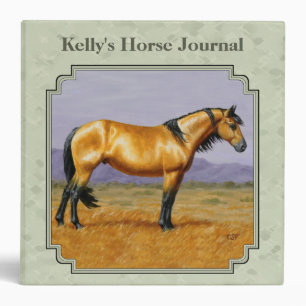Classeur Buckskin Horse Mustang Stallion