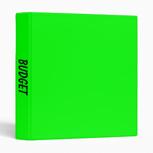 Classeur Budget Vert Clair Uni Moderne