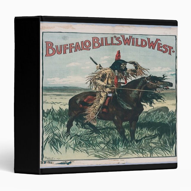 Classeur Buffalo Bills Wild West 1889 (Devant/Côté)