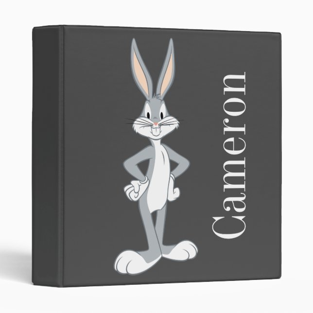 Classeur BUGS BUNNY™ | Stare-lapin (Devant/Côté)