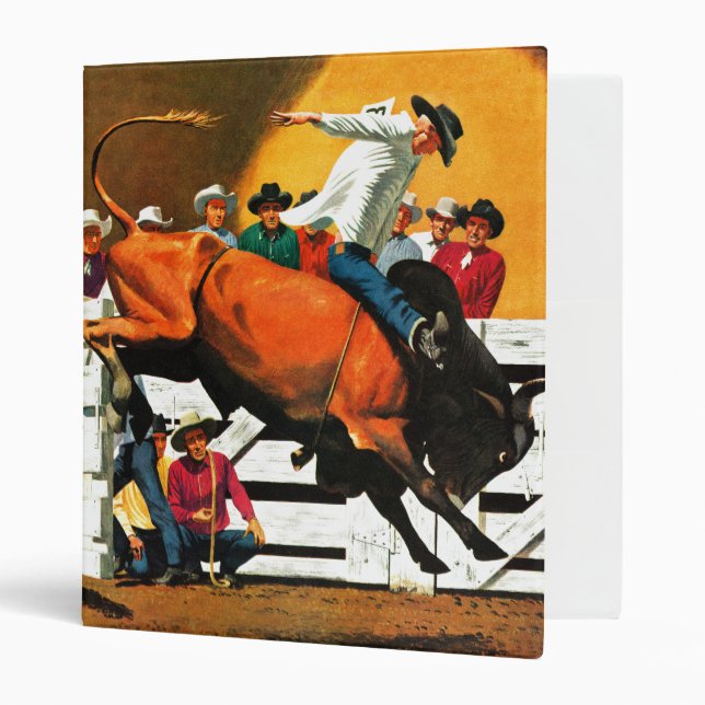 Classeur Bull Riding par Fred Ludekens (Devant/intérieur)