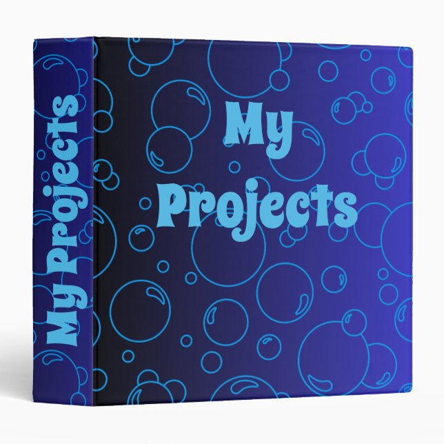 Classeur bulles (Devant/Côté)