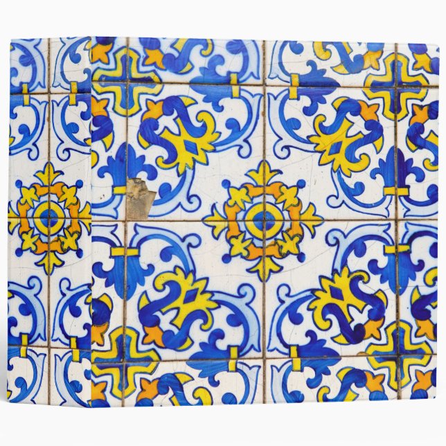 Classeur Bureau de carreaux en céramique Azulejos (Devant/Côté)