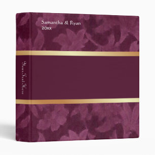 Classeur Burgundy Damask Planner