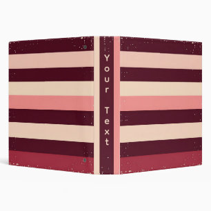 Classeur Burgundy et roses Grunpes