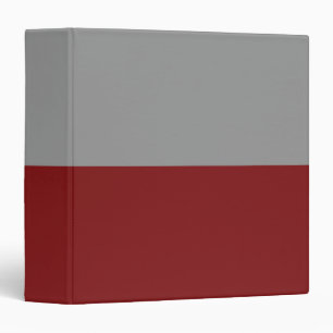 Classeur Burgundy profonde et gris Simple Extra Wide Strips