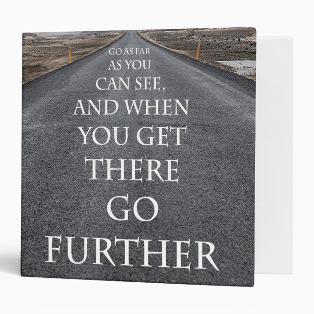 Classeur Buts et rêves de motivation et inspirés (Devant/intérieur)