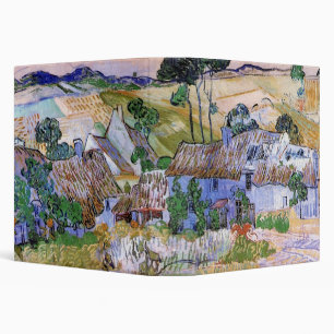 Classeur Cabanes à toit de chaume par Vincent van Gogh près