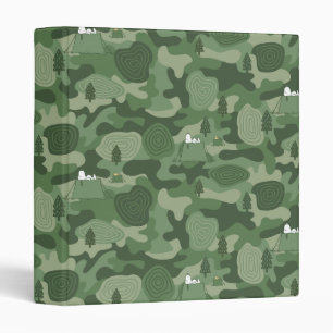 Classeur cacahuètes   Camouflage Snoopy & Woodstock