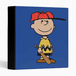 Classeur cacahuètes   Charlie Brown Baseball Smile
