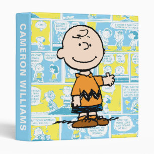 Classeur cacahuètes Charlie Brown Motif de bande dessinée