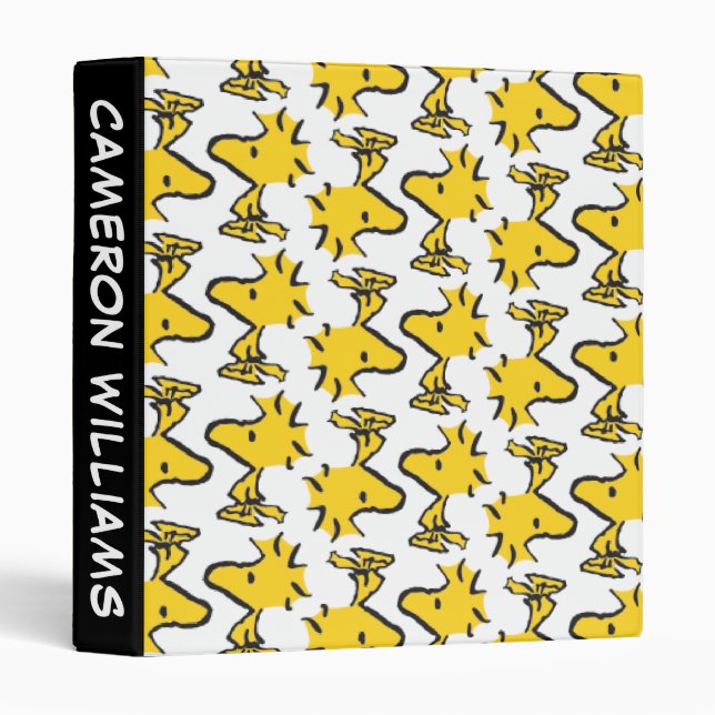 Classeur cacahuètes | Motif Woodstock (Devant/Côté)