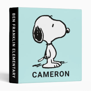 Classeur cacahuètes Snoopy