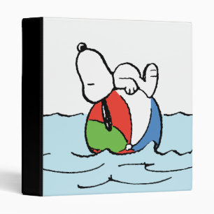 Classeur cacahuètes   Snoopy Beach Ball Beach