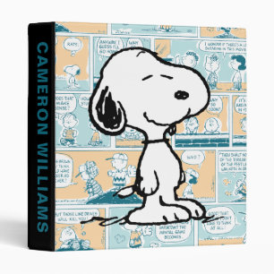 Classeur cacahuètes Snoopy Comic Motif