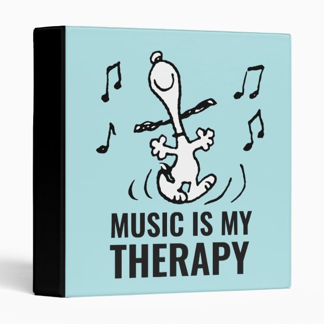 Classeur cacahuètes | Snoopy Dancing (Devant/Côté)