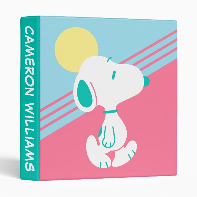 Classeur cacahuètes | Snoopy Deco Dreams Sun | Ajouter Votr (Devant/Côté)