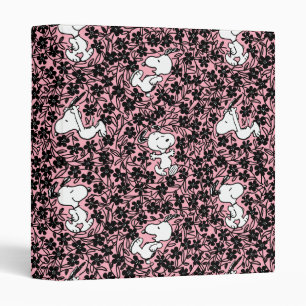 Classeur cacahuètes Snoopy Flower Vine Motif