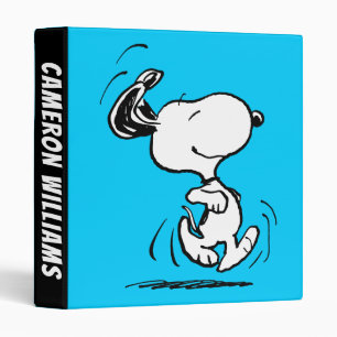 Classeur cacahuètes Snoopy Happy Dance