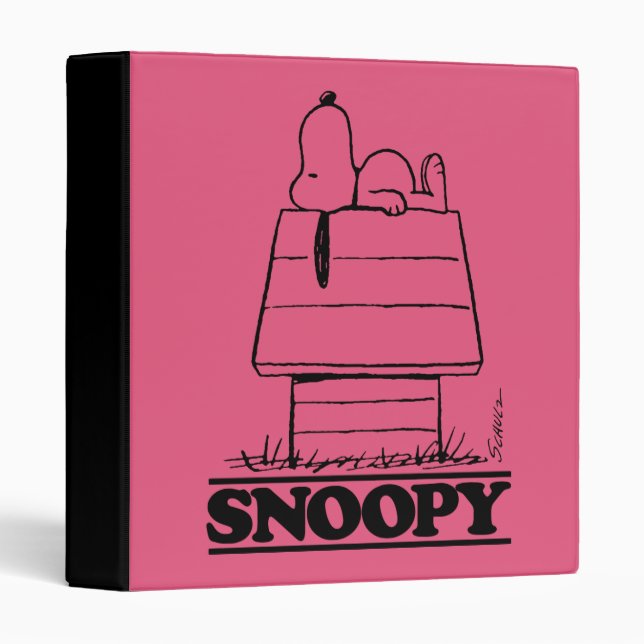 Classeur cacahuètes | Snoopy Le Secret À La Vie (Devant/Côté)