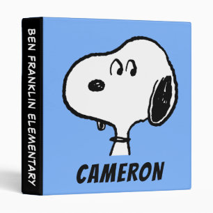 Classeur cacahuètes   Snoopy Looks