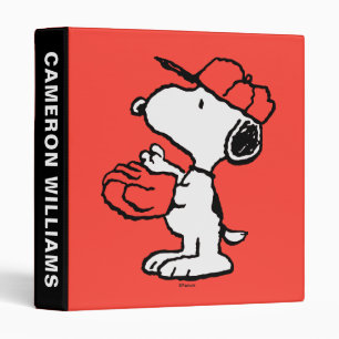 Classeur cacahuètes   Snoopy Making the Catch