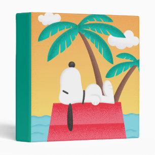 Classeur cacahuètes Snoopy Tropical Deco Dreams
