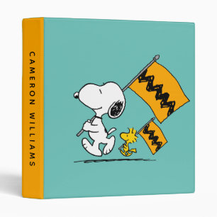 Classeur cacahuètes Snoopy & Woodstock