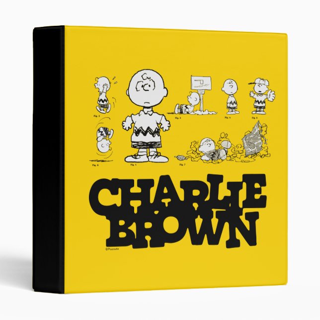 Classeur cacahuètes | Toujours Charlie Brown (Devant/Côté)