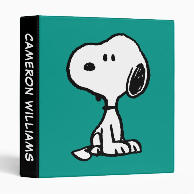 Classeur cacahuètes | Tournages de snoopy (Devant/Côté)
