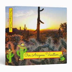 Classeur Cactus Avec Arizona Sunset Superstition Wilderness