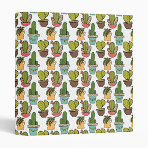 Classeur Cactus et Succulents d'intérieur dans le motif de