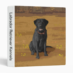 Classeur Cadeau Amoureux des chiens Black Labrador Retrieve